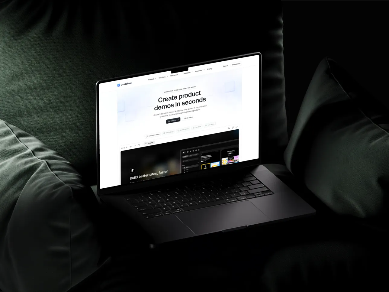 The Guideflow product and marketing site, designed and built by InsetLab